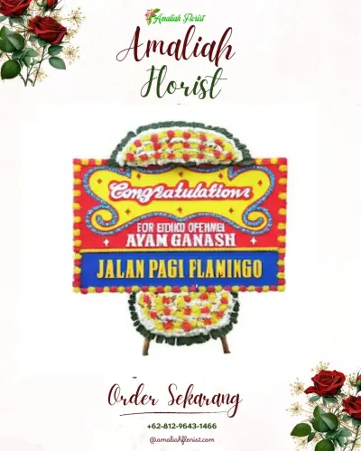 Bunga Papan Congratulation di Purwokinanti